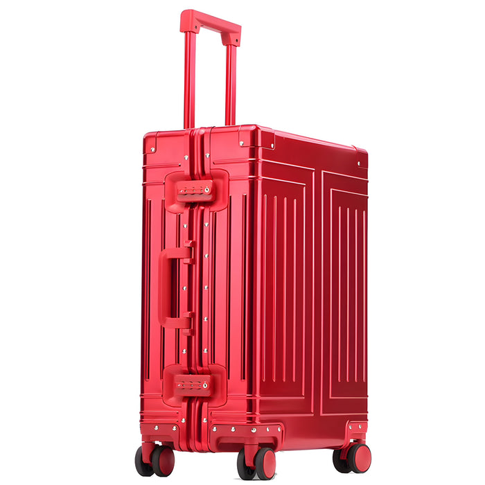Aluminum Suitcase Capacity Durable Luggage Sets