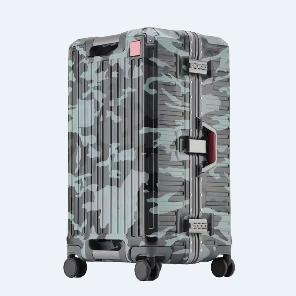 Lee Suitcase PC Aluminum Frame Carry-On Luggage