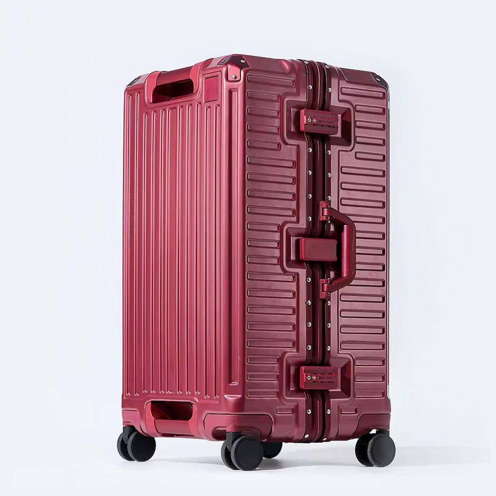 Lee Suitcase PC Aluminum Frame Carry-On Luggage