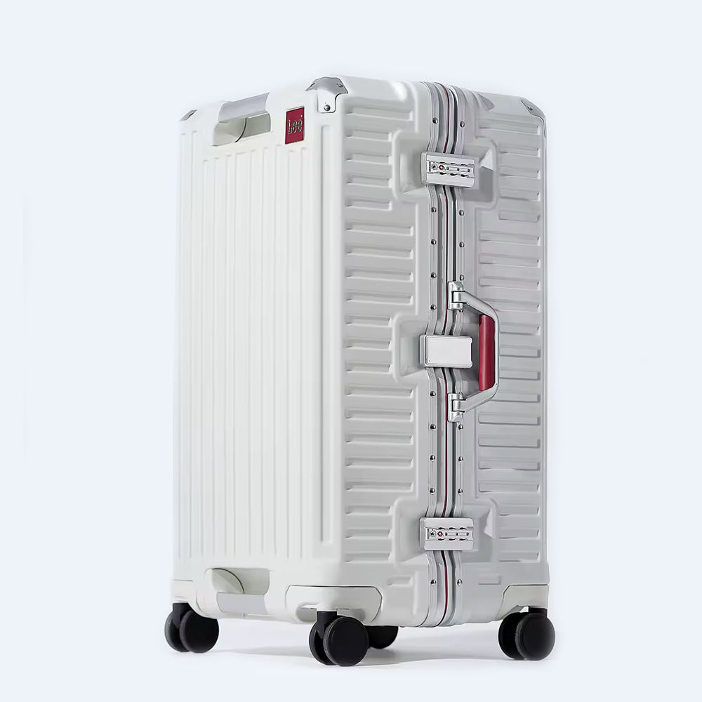 Lee Suitcase PC Aluminum Frame Carry-On Luggage